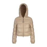 Bruine Bayard Korte Donsjas Moncler , Brown , Dames