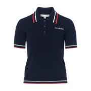 Mila Polo Short Navy Sporty & Rich , Blue , Dames