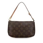 Pre-owned Canvas louis-vuitton-bags Louis Vuitton Vintage , Brown , Da...