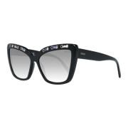 Zwarte Cat Eye Zonnebril Emilio Pucci , Black , Dames