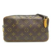 Pre-owned Canvas shoulder-bags Louis Vuitton Vintage , Brown , Dames