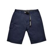 Blauwe Elegante Katoenmix Shorts RefrigiWear , Blue , Heren