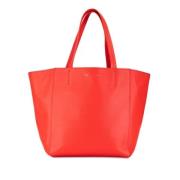 Pre-owned Leather totes Celine Vintage , Red , Dames