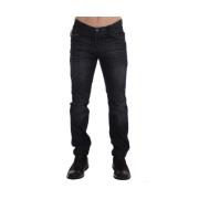 Grijze Slim Fit Denim Jeans Costume National , Gray , Heren