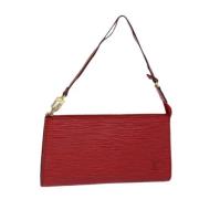 Pre-owned Leather louis-vuitton-bags Louis Vuitton Vintage , Red , Dam...