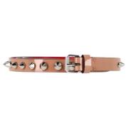 Pre-owned Leather belts Christian Louboutin Pre-owned , Beige , Dames