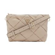 Dames Schoudertas - Trendy Stijl Guess , Beige , Dames