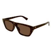 Stijlvolle Dames Zonnebril Bruin Bottega Veneta , Brown , Dames