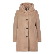 Wollen jas met capuchon Betty Barclay , Beige , Dames