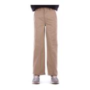 Dames Utility Broek met Zakken Dickies , Brown , Dames