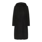 Pitch Black Hooded Jas Cream , Black , Dames