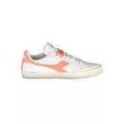 Elegante witte vetersneakers Diadora , White , Dames