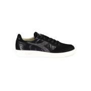 Zwarte vetersneakers met Swarovski-kristallen Diadora , Black , Dames