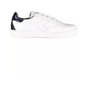 Elegante witte vetersneakers met contrastdetail Diadora , White , Dame...