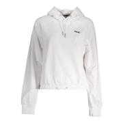 Klassieke Witte Hoodie met Borduursel Fila , White , Dames