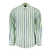 Zonnegeel Button-Down Zomeroverhemd Gant , Multicolor , Heren