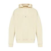 Beige Bicolor Logo Box Hoodie Givenchy , Beige , Heren