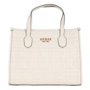 Gewatteerde Handtas Silvana Guess , Beige , Dames