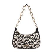 Hartprint Rits Crossbody Tas Michael Kors , Black , Dames