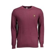 Elegante paarse trui Lyle & Scott , Purple , Heren