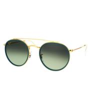 Vintage Groene Ronde Zonnebril Ray-Ban , Yellow , Unisex