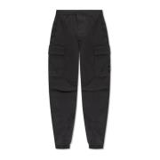 Broek met logo Stone Island , Black , Heren