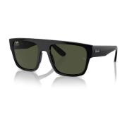 Vierkante zonnebril Drifter Groene lenzen Ray-Ban , Black , Unisex