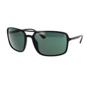 Vintage Stijl Zonnebril Groen Donker Ray-Ban , Black , Dames