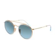 Ronde Double Bridge Zonnebril Ray-Ban , Yellow , Unisex