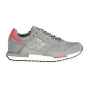 Stijlvolle grijze vetersneakers Napapijri , Gray , Heren