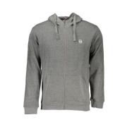 Grijze Hoodie van Fleece met Rits Sergio Tacchini , Gray , Heren