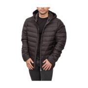 Hood Jacket Geox , Black , Heren