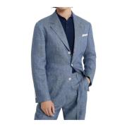 Deconstructed Denim Jacket Brunello Cucinelli , Blue , Heren