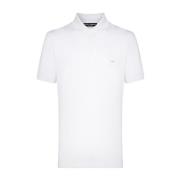 Witte Katoenen Poloshirt Dolce & Gabbana , White , Heren