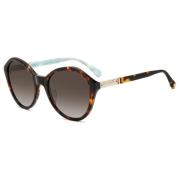 Havana Brown Shaded Zonnebril Kate Spade , Brown , Dames