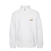 American Script Half Zip Sweatshirt Carhartt Wip , White , Heren