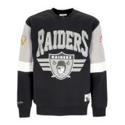 Oakland Raiders Crewneck Sweatshirt Mitchell & Ness , Black , Heren