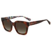 Camryn/S Zonnebril in Havana/Bruin Shaded Kate Spade , Brown , Dames