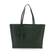 Groene Triple-Compartment Tote Tas Tory Burch , Green , Dames