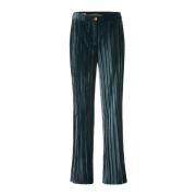 Geplet Fluweel Wukari Broek Marc Cain , Green , Dames