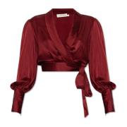 Zijden top Zimmermann , Red , Dames