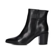 Zwarte Enkellaarzen Stijlvolle Look Notre-v , Black , Dames