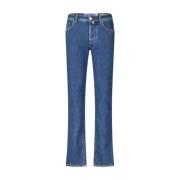 Klassieke Slim-Fit Jeans Jacob Cohën , Blue , Heren