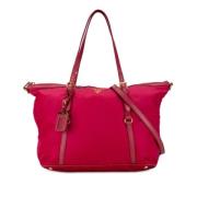 Pre-owned Nylon prada-bags Prada Vintage , Pink , Dames