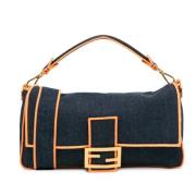 Pre-owned Denim fendi-bags Fendi Vintage , Blue , Dames