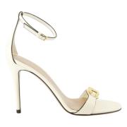 Witte VLogo hoge hakken sandalen Valentino Garavani , White , Dames