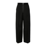 Zwarte Marine Pant Broek Khaite , Black , Dames