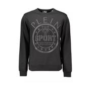 Sportief Designer Sweatshirt met Ronde Hals Plein Sport , Black , Here...