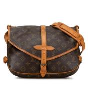 Pre-owned Canvas crossbody-bags Louis Vuitton Vintage , Brown , Dames