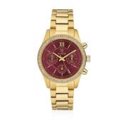 Bordeaux Sunray Zircon Horloge Sif Jakobs Jewellery , Yellow , Dames